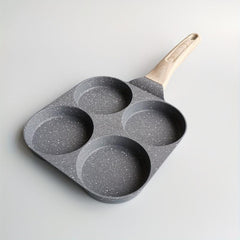 Non Stick Omelette Pan Wooden Handle Kitchen Cookware