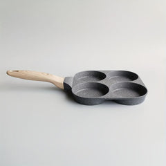 Non Stick Omelette Pan Wooden Handle Kitchen Cookware