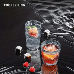 Thickened Glass Cup Glacier Pattern Tea Coffee Beer Drinkware