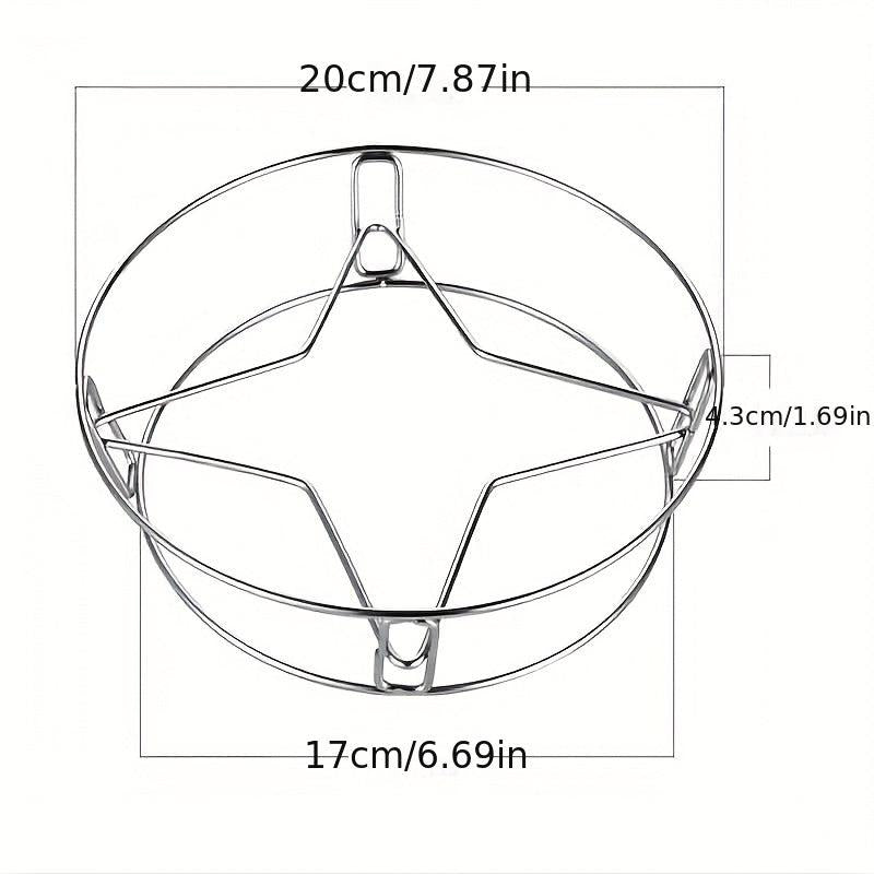 2pcs Stainless Steel Steamers Rack for Instant Pots Trivet