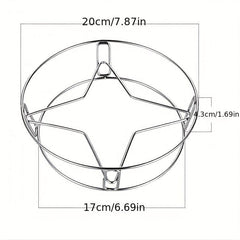 2pcs Stainless Steel Steamers Rack for Instant Pots Trivet