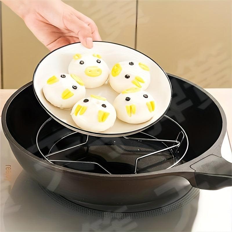 2pcs Stainless Steel Steamers Rack for Instant Pots Trivet