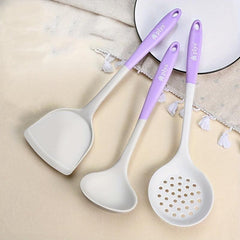 3pcs Silicone Cooking Utensils Set Non stick High Temp Resistant Kitchenw