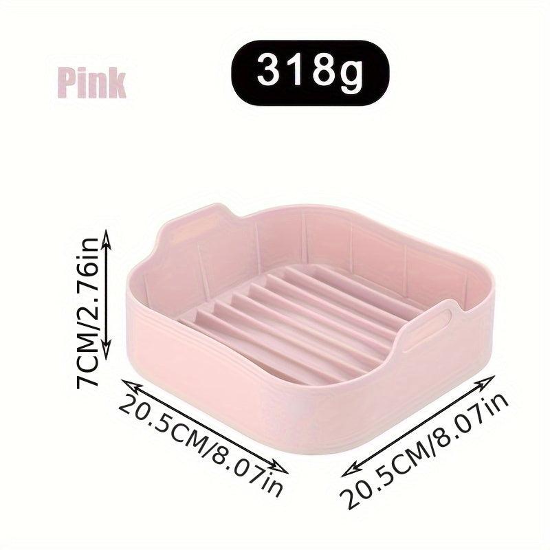 Air Fryer Silicone Pot Square Baking Tray Replacement Grill Pan Accessories