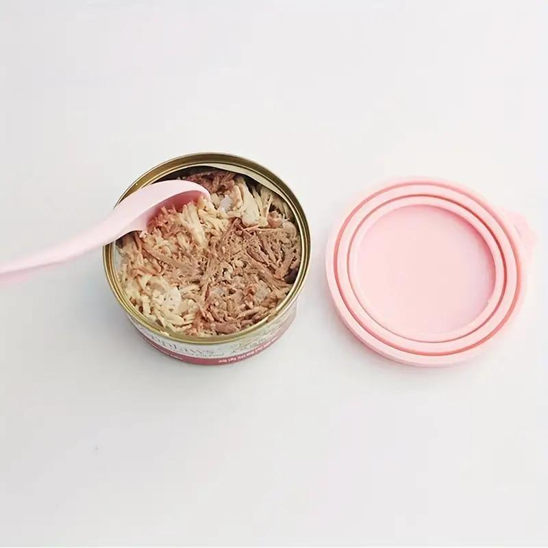 3pcs Silicone Pet Food Can Lid for Standard Size Cans