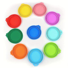 3pcs Silicone Pet Food Can Lid for Standard Size Cans