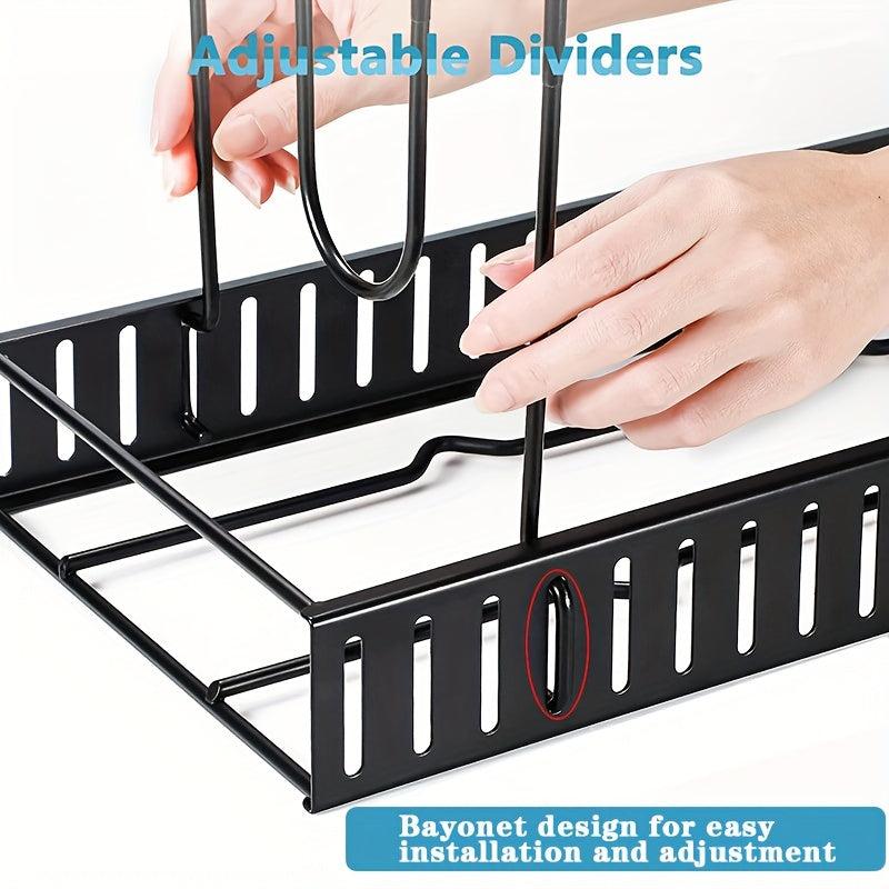 Adjustable 5-Tier Pot and Pan Organizer Rack with 3 DIY Methods