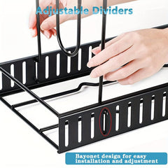 Adjustable 5-Tier Pot and Pan Organizer Rack with 3 DIY Methods