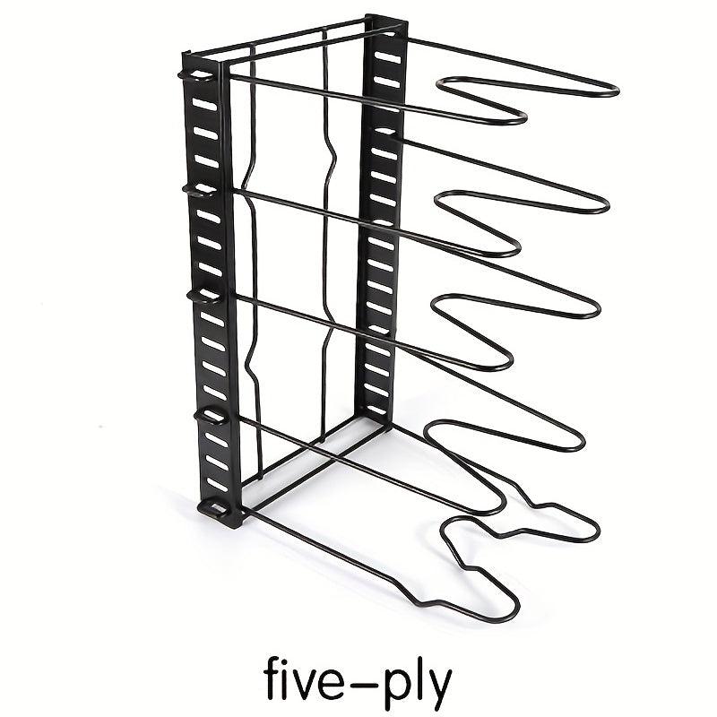 Adjustable 5-Tier Pot and Pan Organizer Rack with 3 DIY Methods