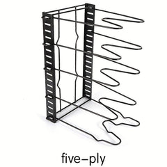 Adjustable 5-Tier Pot and Pan Organizer Rack with 3 DIY Methods