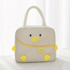 Chicken Cartoon Lunch Bag Portable Aluminum Foil Large Capacity Lunch Box Bag