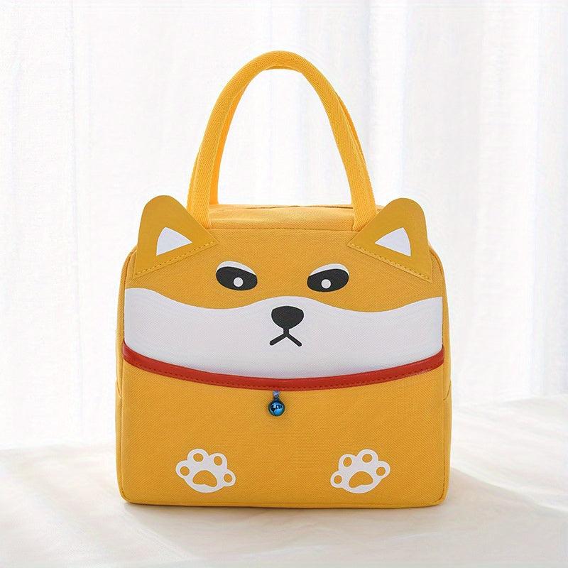 Chicken Cartoon Lunch Bag Portable Aluminum Foil Large Capacity Lunch Box Bag