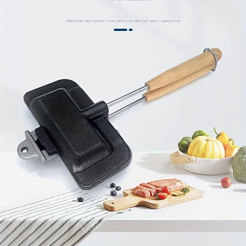 Double Sided Sandwich Maker Non Stick Pan Gas Stove Top Kitchen Utensils