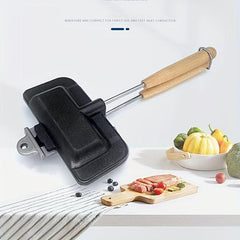 Double Sided Sandwich Maker Non Stick Pan Gas Stove Top Kitchen Utensils