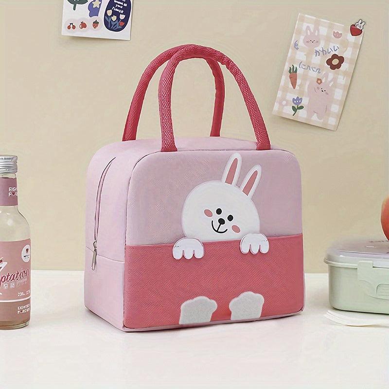 Waterproof Cartoon Insulation Bag For Lunch Box Rabbit Dog Panda Lightweight