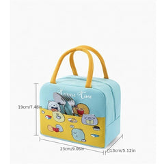 Waterproof Cartoon Insulation Bag For Lunch Box Rabbit Dog Panda Lightweight