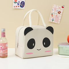 Waterproof Cartoon Insulation Bag For Lunch Box Rabbit Dog Panda Lightweight