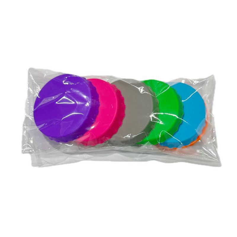 6pcs Silicone Can Lid Soft and Leak Proof Sealing Cover