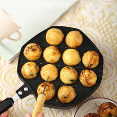 Takoyaki Pan 12 Holes Octopus Ball Maker Non Stick Cooking Plate