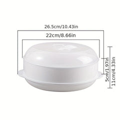 Microwave Steamer 2 Tiers Cooker With Lid Kitchen Accessories