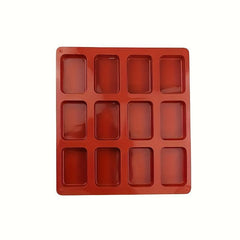 12 Cups Silicone Bread Baking Pan Non Stick Dishwasher Safe