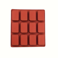 12 Cups Silicone Bread Baking Pan Non Stick Dishwasher Safe
