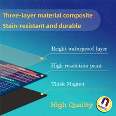 2pcs Air Fryer Magnetic Cheat Sheet Set Cooking Times Chart Kitchen Gadgets