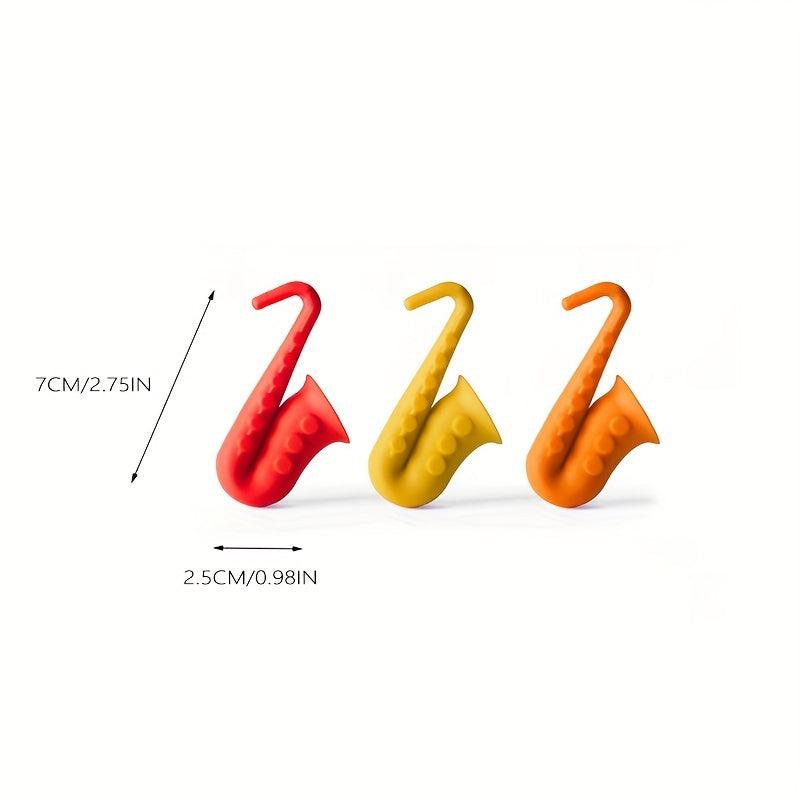 Saxophone Modeling Silicone Pot Cover - Anti-Overflow Soup Utility Kitchen Tool