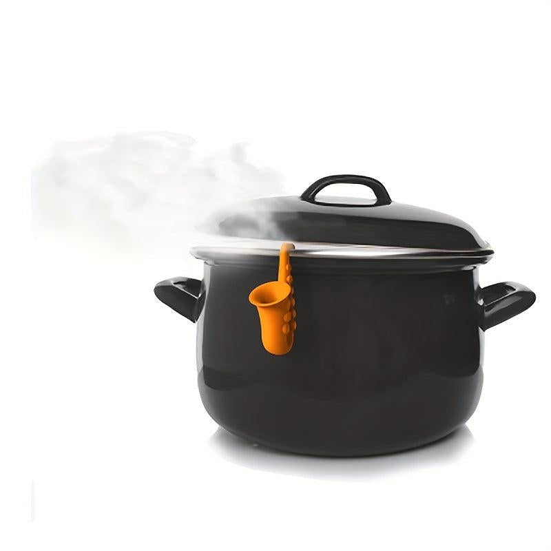 Saxophone Modeling Silicone Pot Cover - Anti-Overflow Soup Utility Kitchen Tool