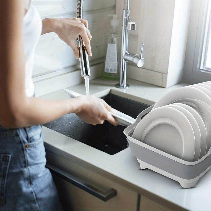 9L Dish Basin with Drain Plug, Carry Handles
