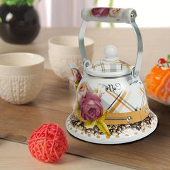 Enamel Water Kettle for Stove & Gas - Boil Cold Water or Tea