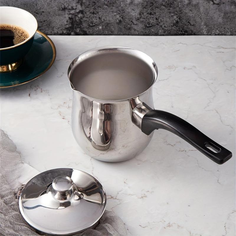 Stainless Steel Coffee Pot with Long Handle for Latte Art