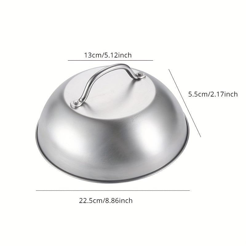22 Stainless Steel Pot Lid Wok Cover Cooking Steamer Pan Lid Kitchen Gadget
