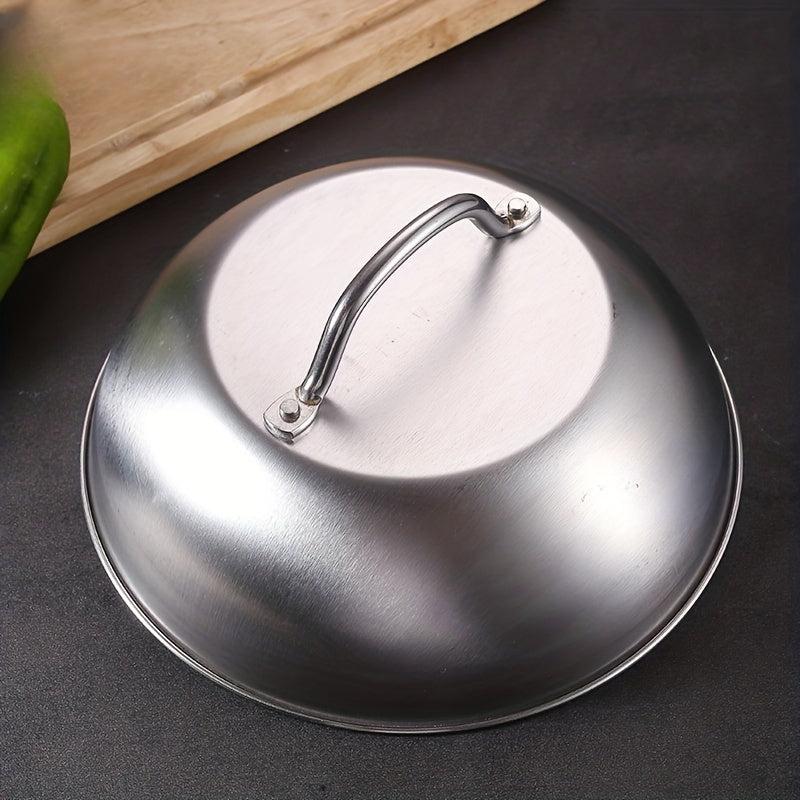 22 Stainless Steel Pot Lid Wok Cover Cooking Steamer Pan Lid Kitchen Gadget