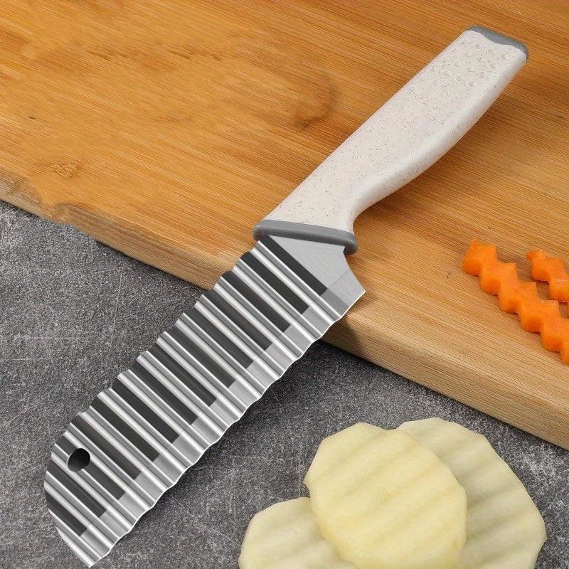 Stainless Steel Wave Potato Corrugated Kitchen Tool