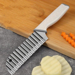 Stainless Steel Wave Potato Corrugated Kitchen Tool