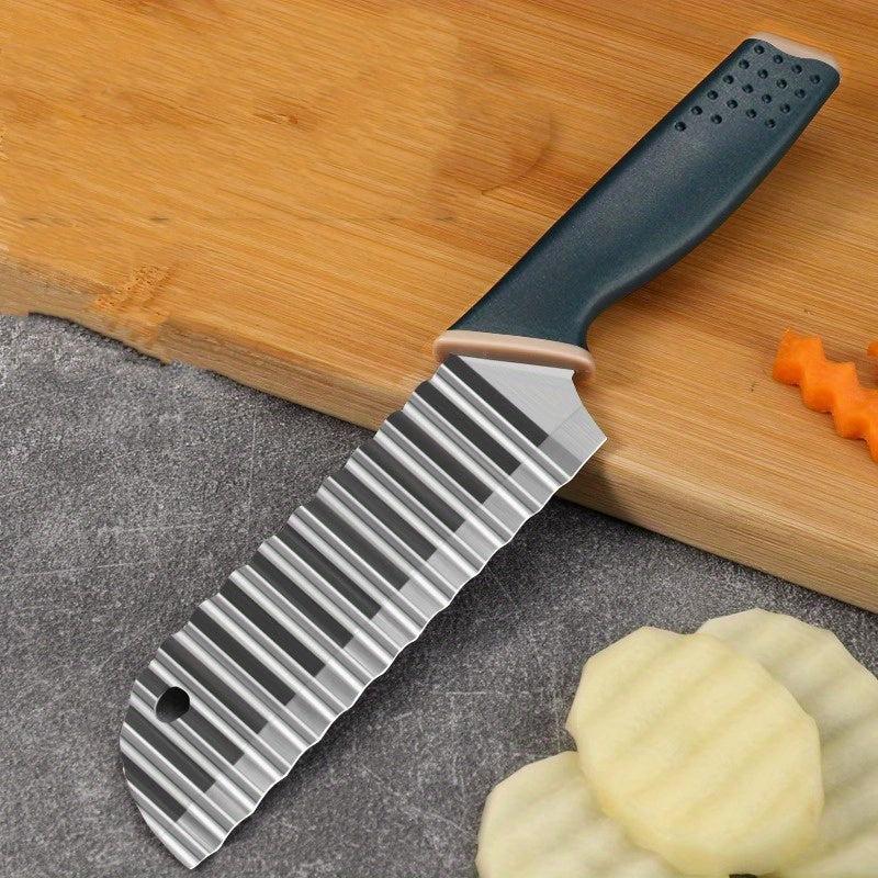 Stainless Steel Wave Potato Corrugated Kitchen Tool