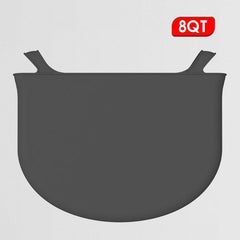 2pcs Silicone Pads for Slow Cooker 6 8 QT Leak-proof Oval Round Pots