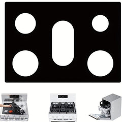 2 Pcs Platinum Silicone Stove Cover Heat Resistant & Reusable