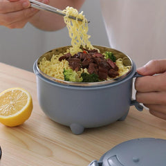 RYBACK Spaceship Lunch Box 304 Stainless Steel Bento Box 900ml Round