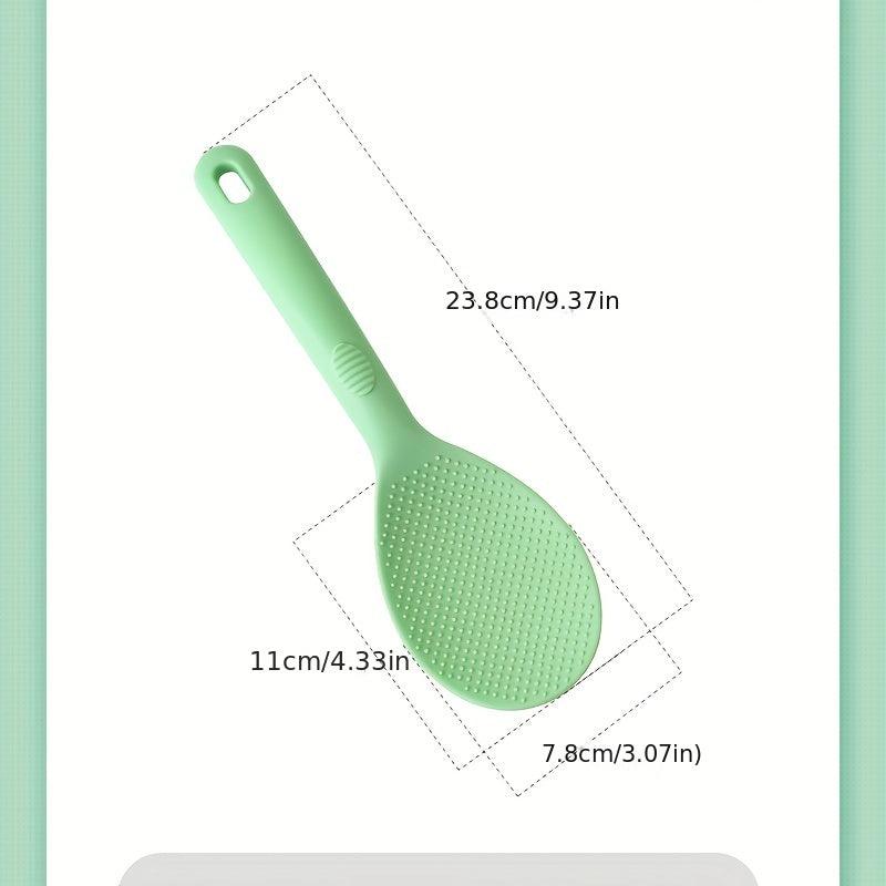 Silicone Rice Paddle Soup Spoon Chinese Japanese Spoons Appetizer Scoop