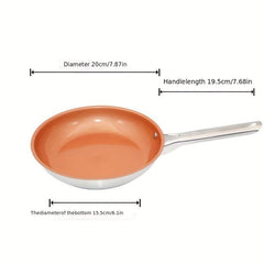 7 9 Fry Pan Non Stick Ceramic PTFE PFOA PFAS Induction Dishwasher Safe