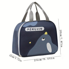 1pc Cartoon Lunch Box Bag Aluminum Foil Bento Box Bag