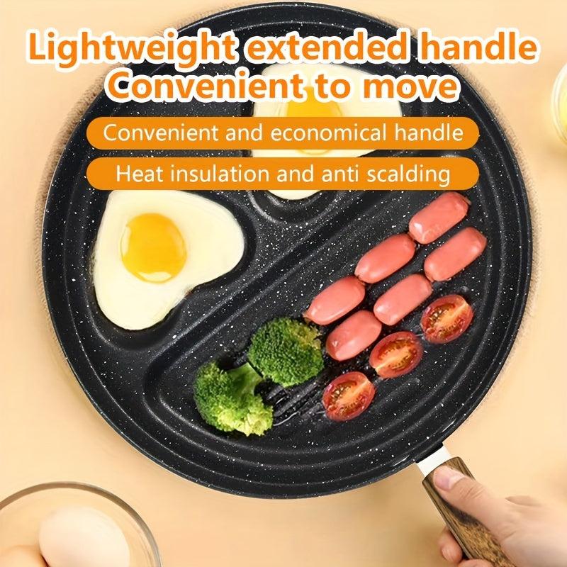 3 In 1 Multifunctional Egg Steak Cooker Pan Non-Stick Home Kitchen