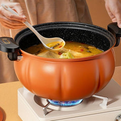 Pumpkin Micro Pressure Cooker Cast Iron Stone Stockpot 8L Kitchen Utensils