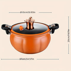 Pumpkin Micro Pressure Cooker Cast Iron Stone Stockpot 8L Kitchen Utensils