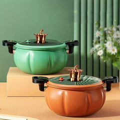 Pumpkin Micro Pressure Cooker Cast Iron Stone Stockpot 8L Kitchen Utensils