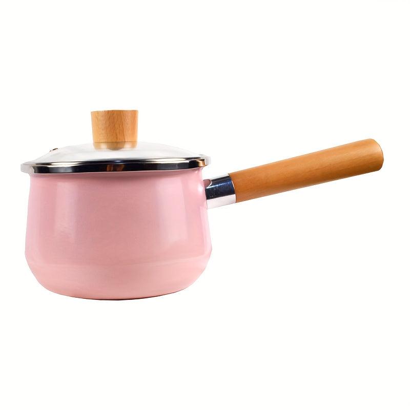 Enamel Milk Pan Non stick Surface Baby Supplementary Food Pan