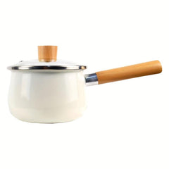 Enamel Milk Pan Non stick Surface Baby Supplementary Food Pan