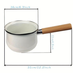 Enamel Milk Pan Non stick Surface Baby Supplementary Food Pan